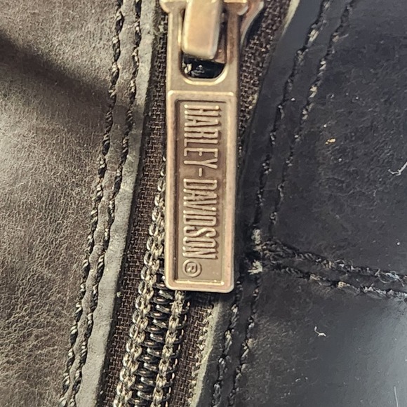 Harley Davidson Boots Mens 12 Black Leather Pearson 8 Inch Waterproof Motorcycle - Picture 11 of 12